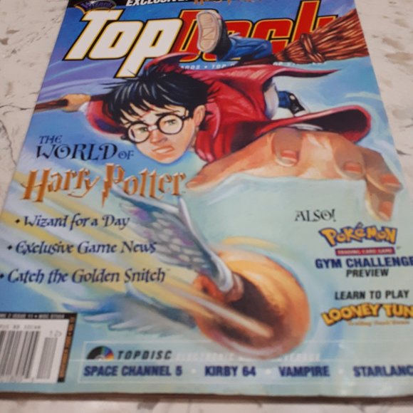 Harry Potter Tattoo Top Deck Magazine Vol. 2 Iss. 11 w/, Pokemon, MTG Booster - Picture 4 of 5